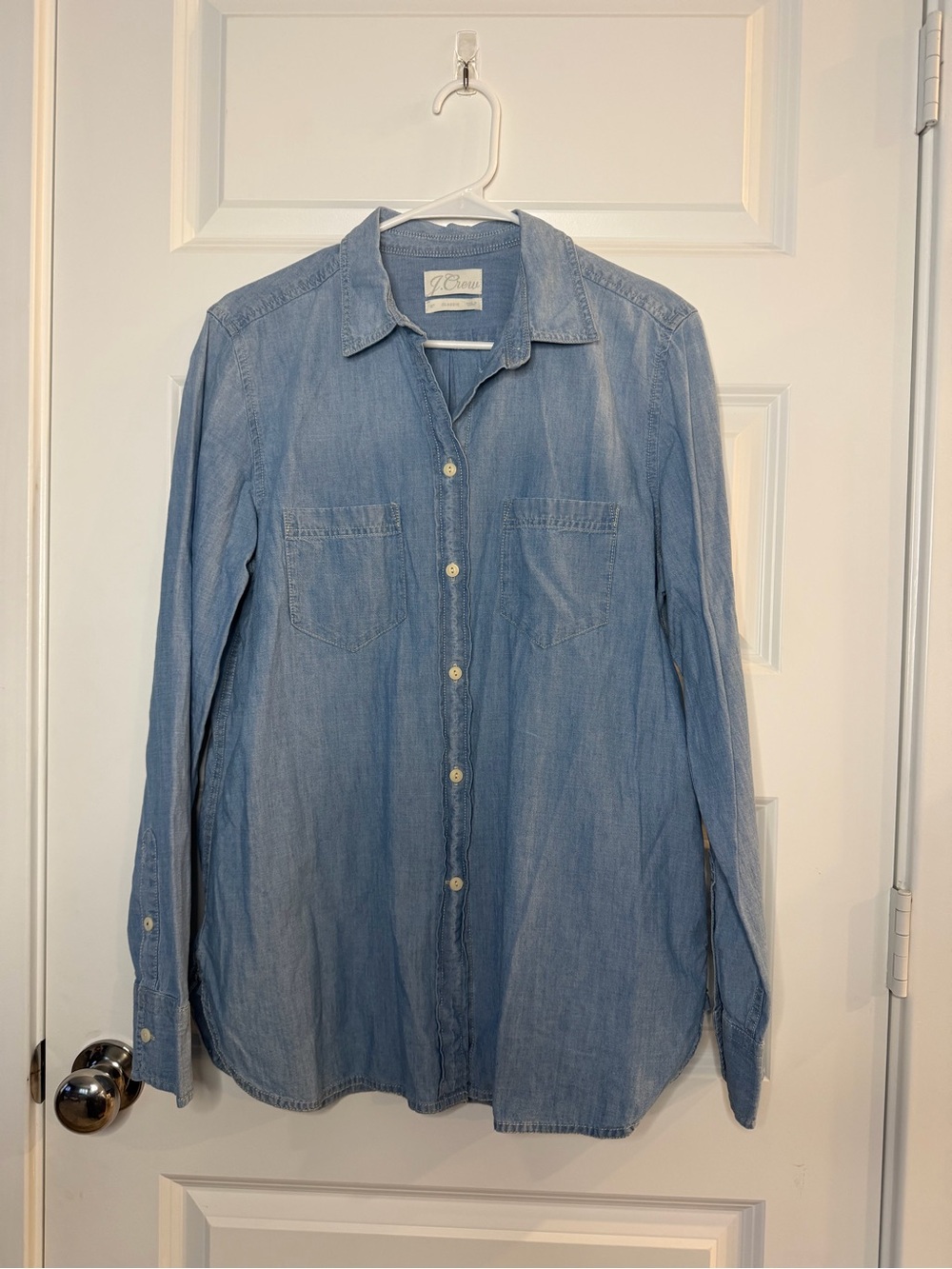 J. Crew Denim Button-Down 12 Tall